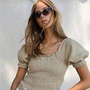 We the Free Oh Hey Hey tee in Cream